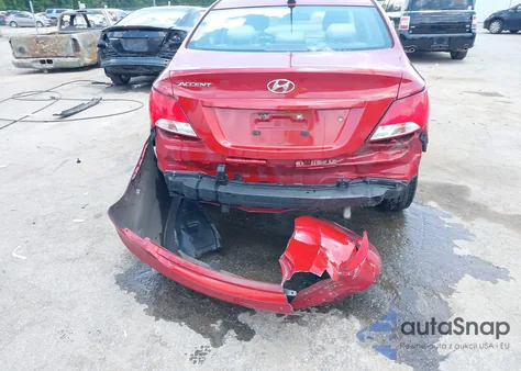 2017 Hyundai Accent Se from USA, damaged, VIN KMHCT4AE5HU376084